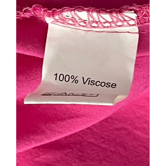 Rusty Dusty XL Swim Cover Up Pink Embroider Open Front Wrap Side Slit Boho Beach - Picture 7 of 7